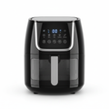 5.8QT digital air fryer with LED touch display on white background